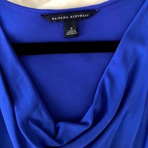 Banana Republic knee length royal blue dress